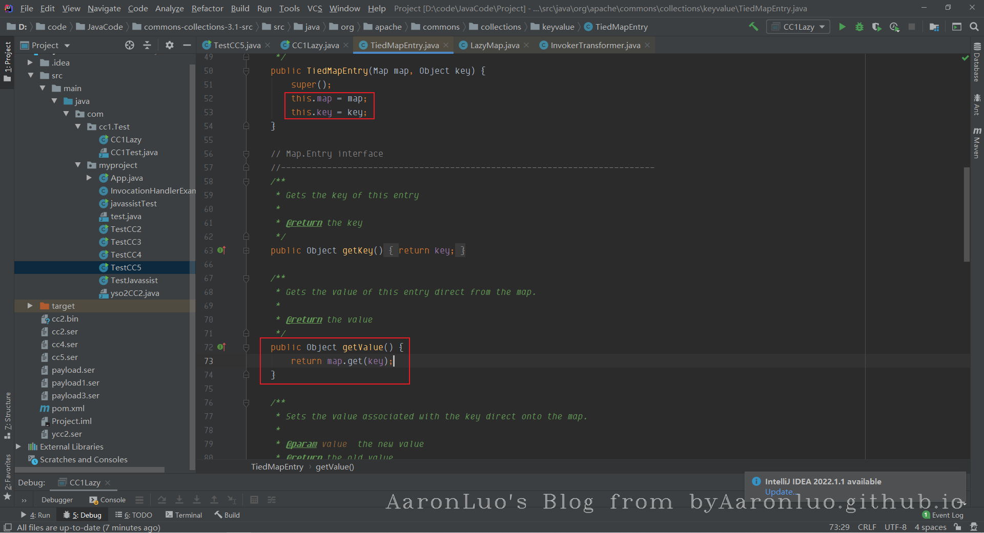 Commons Collections 5 分析 · Aaron 知识库